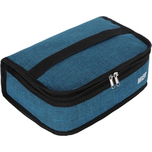 image:imageMIER Insulated Lunch Box for Men Women Kids Portable Small Lunch Bag 9 CAN Compact Thermal Mini Cooler for School Work Picnic BlueOcean Depths