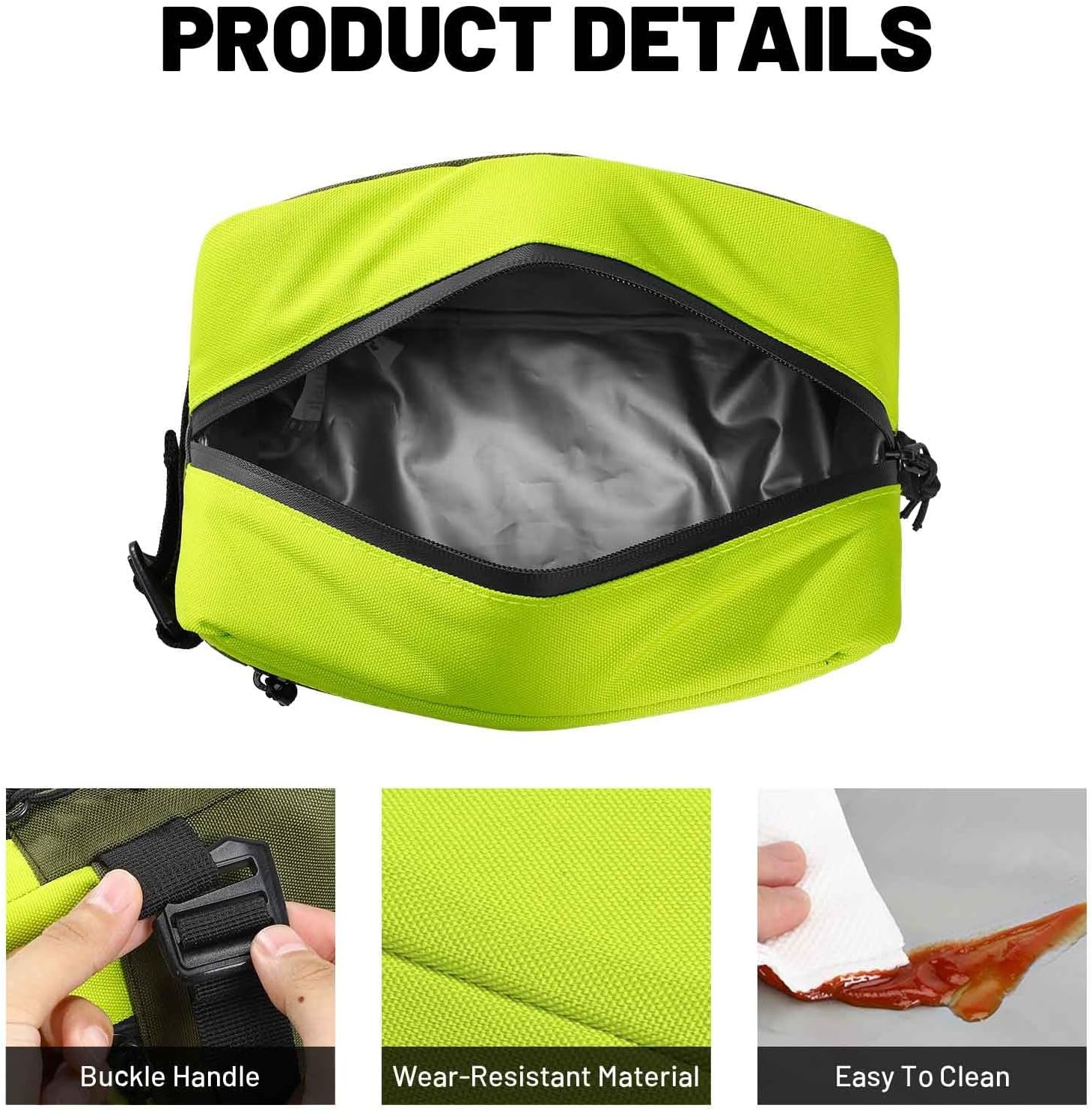 image:imageMIER Freezable Snack Bags Small Frozen Mini Cooler Lunch Bag Freezer Insulated Pouch for Kids Adults Work School Travel Onthego BlueBlackGreenOlive
