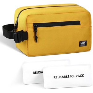 image:imageMIER Freezable Snack Bags Small Frozen Mini Cooler Lunch Bag Freezer Insulated Pouch for Kids Adults Work School Travel Onthego BlueBlackYellow
