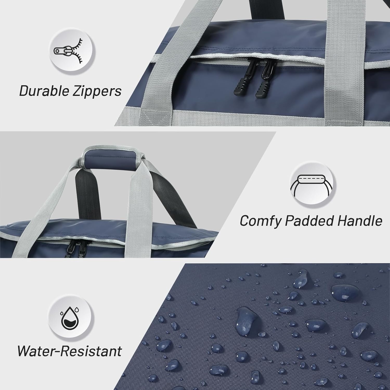 image:imageMIER Gym Bag for Men Large Duffel Backpack with Shoe Compartment 60L Convertible Duffle Bags Weekender Overnight Bag for Gym Sports Travel Dark TealBlue