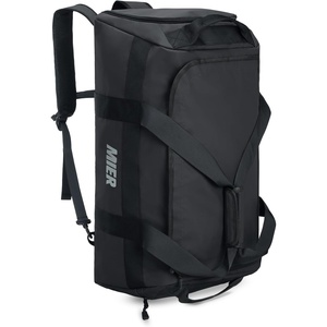 image:imageMIER Gym Bag for Men Large Duffel Backpack with Shoe Compartment 60L Convertible Duffle Bags Weekender Overnight Bag for Gym Sports Travel Dark TealBlack