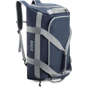 image:imageMIER Gym Bag for Men Large Duffel Backpack with Shoe Compartment 60L Convertible Duffle Bags Weekender Overnight Bag for Gym Sports Travel Dark TealBlue