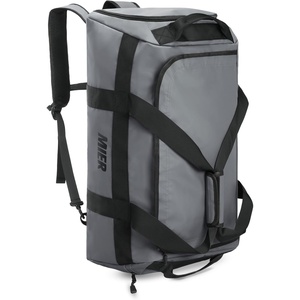 image:imageMIER Gym Bag for Men Large Duffel Backpack with Shoe Compartment 60L Convertible Duffle Bags Weekender Overnight Bag for Gym Sports Travel Dark TealGrey