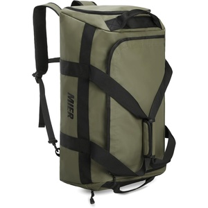 image:imageMIER Gym Bag for Men Large Duffel Backpack with Shoe Compartment 60L Convertible Duffle Bags Weekender Overnight Bag for Gym Sports Travel Dark TealGreen