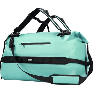 image:imageMIER Waterproof Duffel Bag Motorcycle Dry Bag Backpack Large RollTop Heavy Duty Dry Duffle Bags for Kayaking Camping Boating Gym Beach Cruise Ship 60L80LGreen