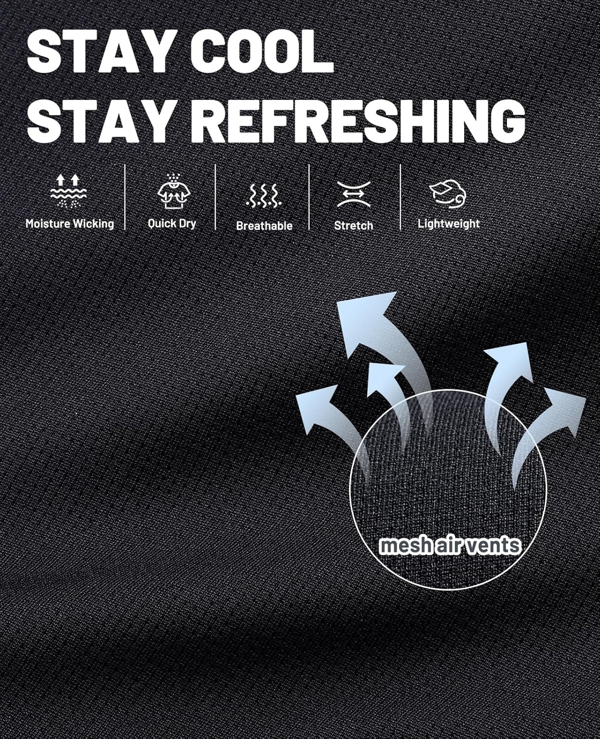image:imageMIER Mens UPF 50 Sun Shirts Quick Dry Long Sleeve UV Shirts Lightweight Rash Guard Swim TShirts Hiking RunningBlack