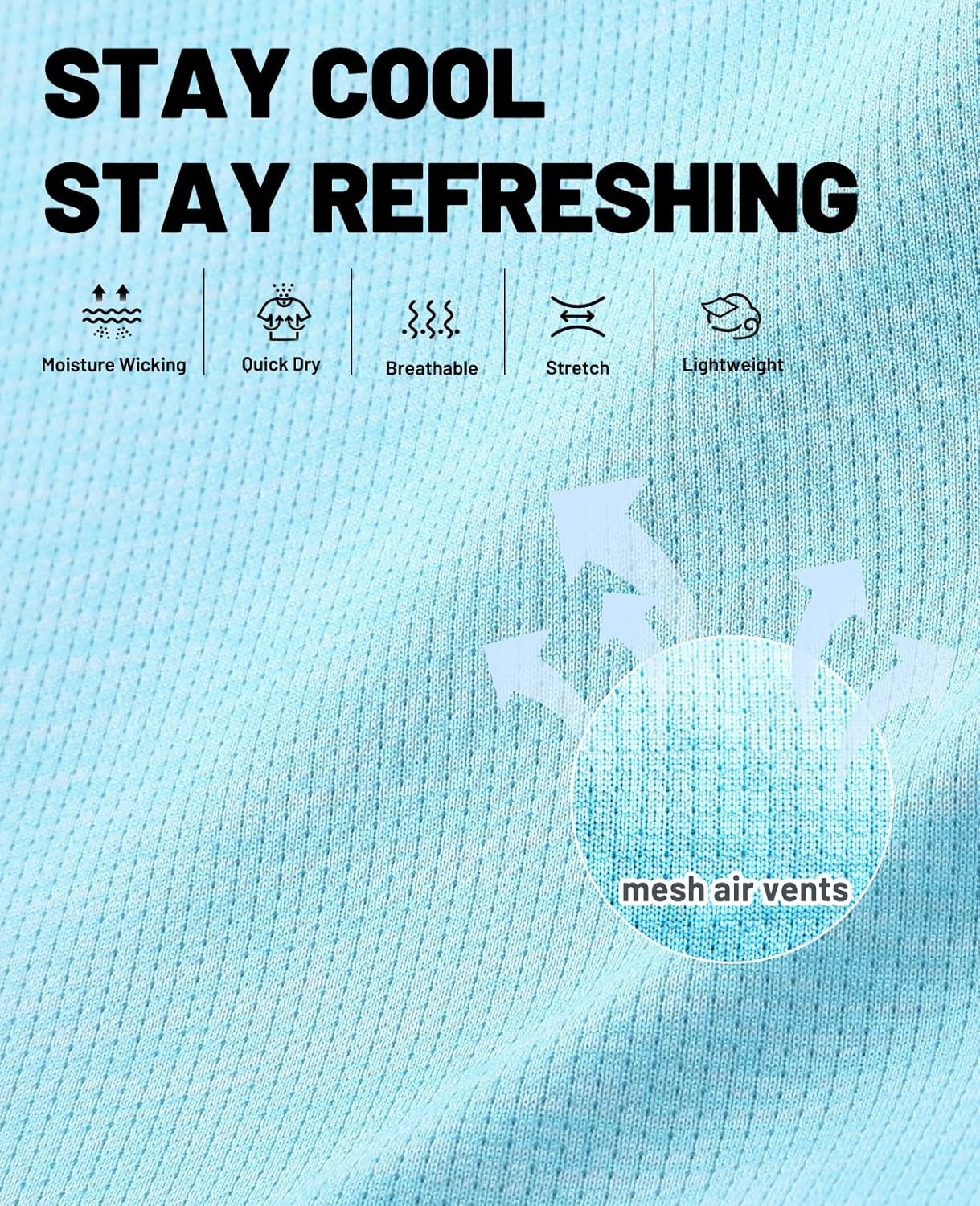 image:imageMIER Mens UPF 50 Sun Shirts Quick Dry Long Sleeve UV Shirts Lightweight Rash Guard Swim TShirts Hiking RunningBlue