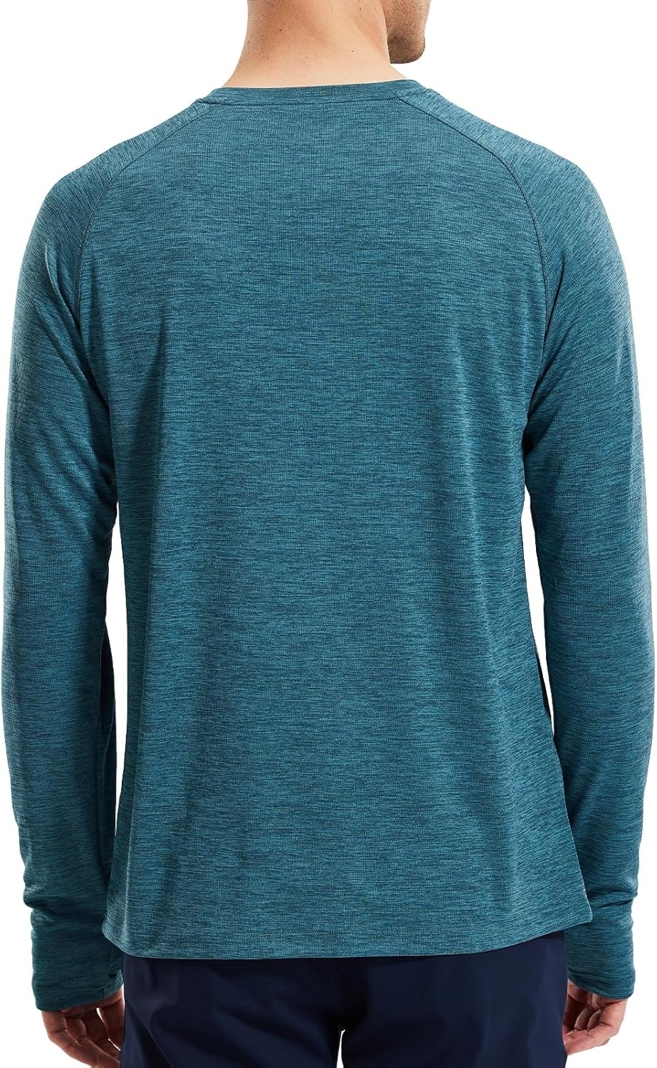 image:imageMIER Mens UPF 50 Sun Shirts Quick Dry Long Sleeve UV Shirts Lightweight Rash Guard Swim TShirts Hiking RunningDark Blue