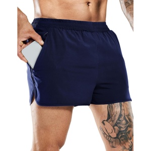 image:imageMIER Mens 3 Inches Quick Dry Running Shorts Liner Lightweight Water Resistant Athletic Workout Lined ShortsNavy  3 Inch