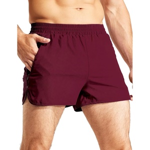 image:imageMIER Mens 3 Inches Quick Dry Running Shorts Liner Lightweight Water Resistant Athletic Workout Lined ShortsWine  3 Inch